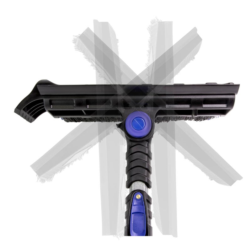 SubZero 16619 51" Ice Crusher Dual Head Pivoting Snowbroom and Squeegee with Integrated Ice Scraper - Image 3