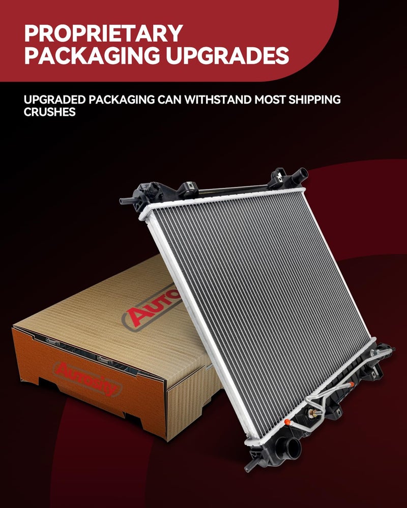 AUTOSITY CU2922 Radiator, Compatible with 2006-2011 Civic, Aluminum Automotive Replacement Radiator - Image 4