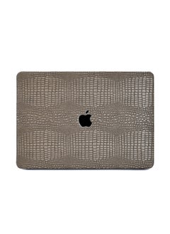 Generic For Apple Notebook Protective Case Macbook Protective Case Crocodile Pattern Skin Shell Mac Air13.3-Color:Large Grain Crocodile-light Brown-Applicable Model:Hollow Out 2016 Pro15.4(A1707/A1990)  - Image 2