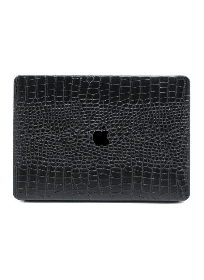 Generic - For Apple Notebook Protective Case Macbook Protective Case Crocodile Pattern Skin Shell Mac Air13.3-Color:Large Grain Crocodile-light Brown-Applicable Model:Hollow Out 2016 Pro15.4(A1707/A1990) - Image 1