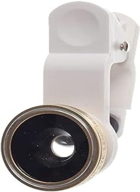 Mx-601 6in1 universal clip multi led flash lens with 25 min use hours - gold