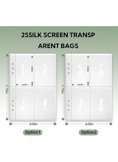 erorex 100 Envelopes Money Saving Challenge Budget Binder Easy And Funny Way To Save $5 050 Budget Planner A5 Money Saving Budget Binder With Cash Envelopes Green  - Image 2