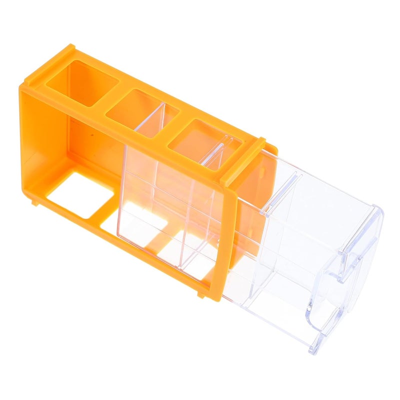 Light sturdy raw material PartyKindom Plastic Craft Storage Modular Drawer Organizer Card Storage Box Hardware Craft Drawer Fault optimized construction - Image 1