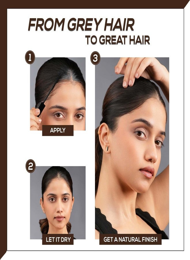 RENEE Color Fix Instant Hair-Colour Touch-Up Wax Stick - Brown | Covers Greys | Lightweight, Non-sticky, Quick-Dry, Long-Lasting | Enriched with Almond Oil, Argan Oil & Vitamin E | 15 ml - Image 5