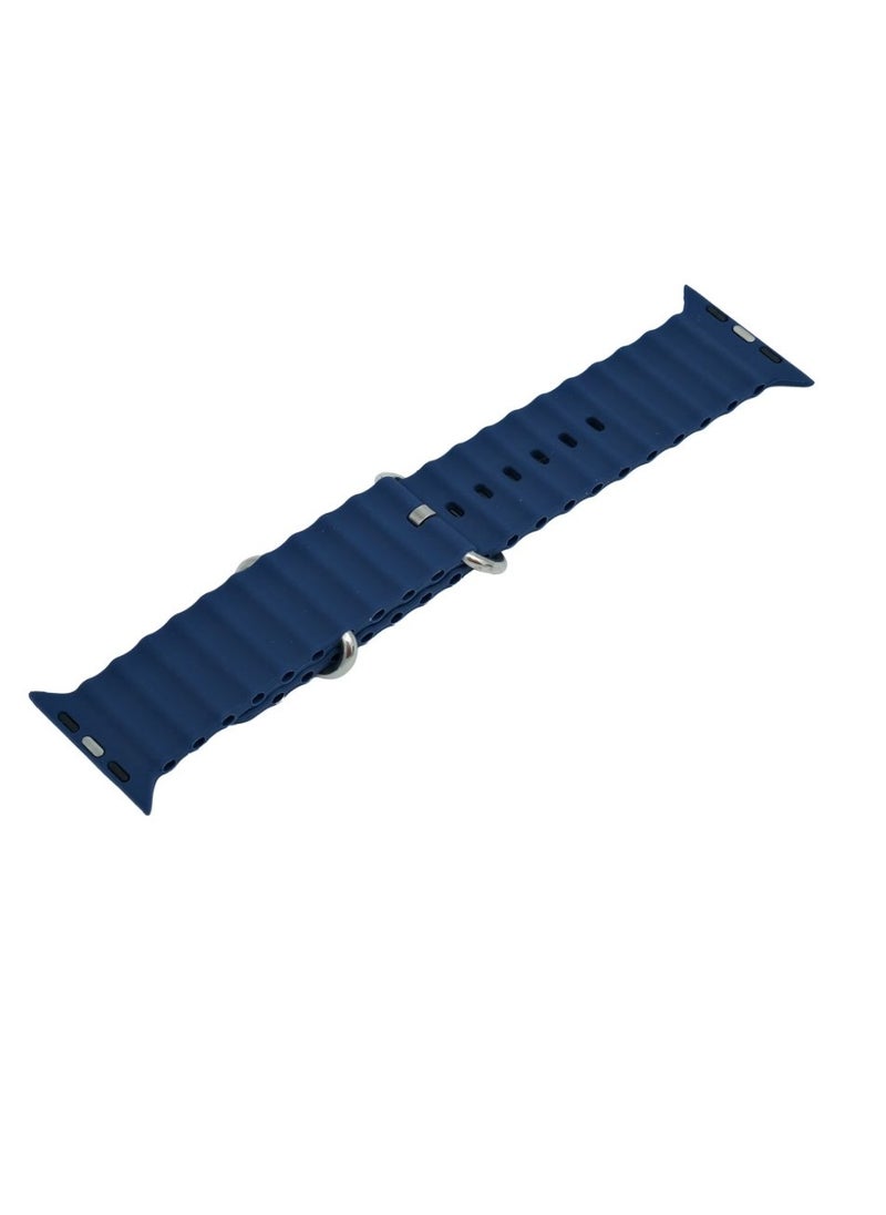 Generic - Smart Watch Ocean Chain Strap, 49mm, Blue - Image 1