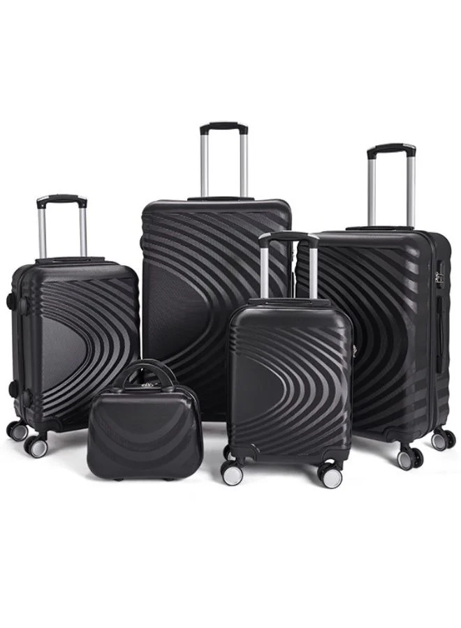 LIMRA Travel Bags From limra it consists of 5 luggage bags with a modern design and a solid black color