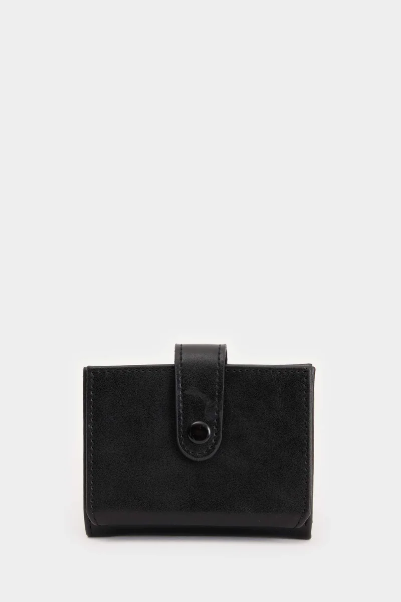 ديفاكتو Man Faux Leather Wallet