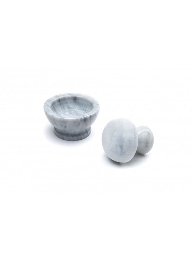 Fox Run Marble Mortar and Pestle, White