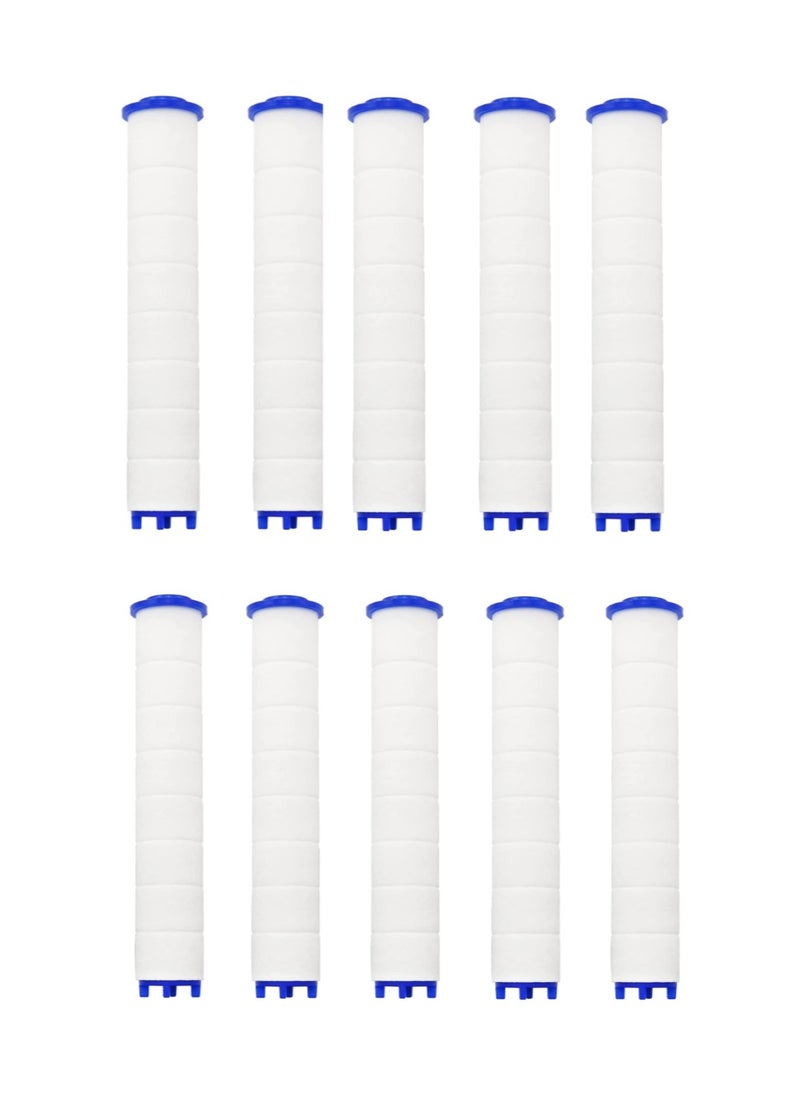 GUDOO - Shower Head Filter 10 Pack PP Cotton Filter Cartridge Detachable Propeller Hydro Jet Shower Head Filter Shower Filters For Filtered Showerheads - Image 1