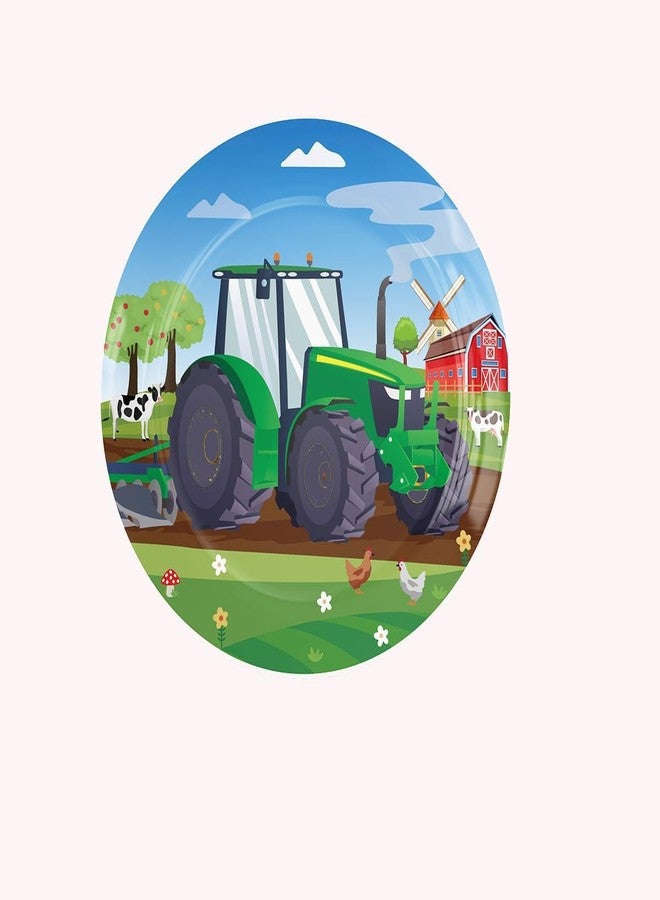 BHNACIER 40 Pcs Tractor Birthday Party Plates and Napkins Tractor Birthday Party Decorations Tableware Set Farms Party Supplies Tractors Disposable Plate Napkin for Farms Theme Birthdays Decorations - Image 4