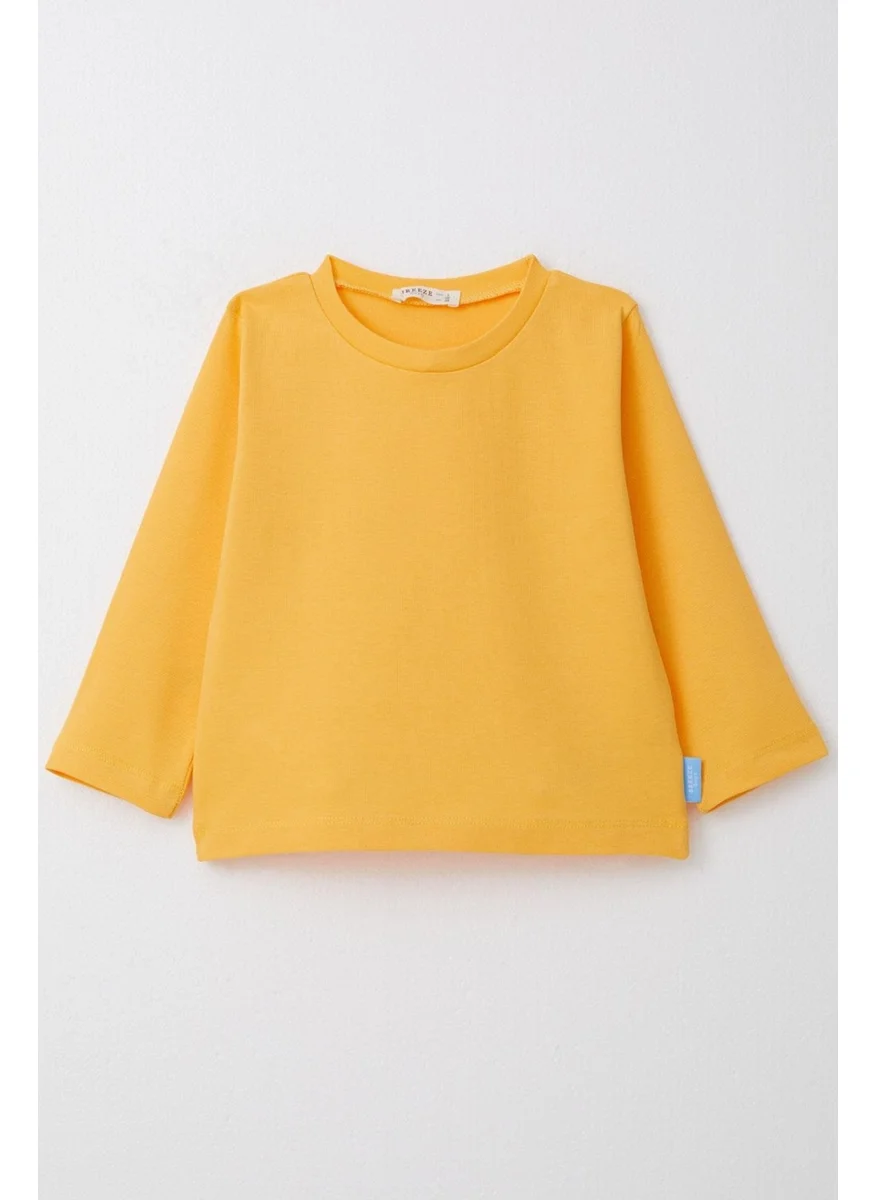 Breeze Boy Long Sleeve T-Shirt Basic 1-4 Years, Yellow