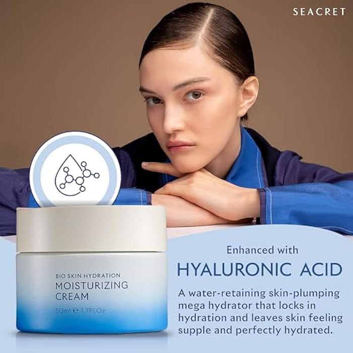 SEACRET Minerals Bio Skin Hydration Face Cream, A Rich Face Moisturizer Enriched with Dead Sea Minerals for Maximum Nourishment, Gel Cream, 1.7 Fl Oz / 50 ml - Image 5