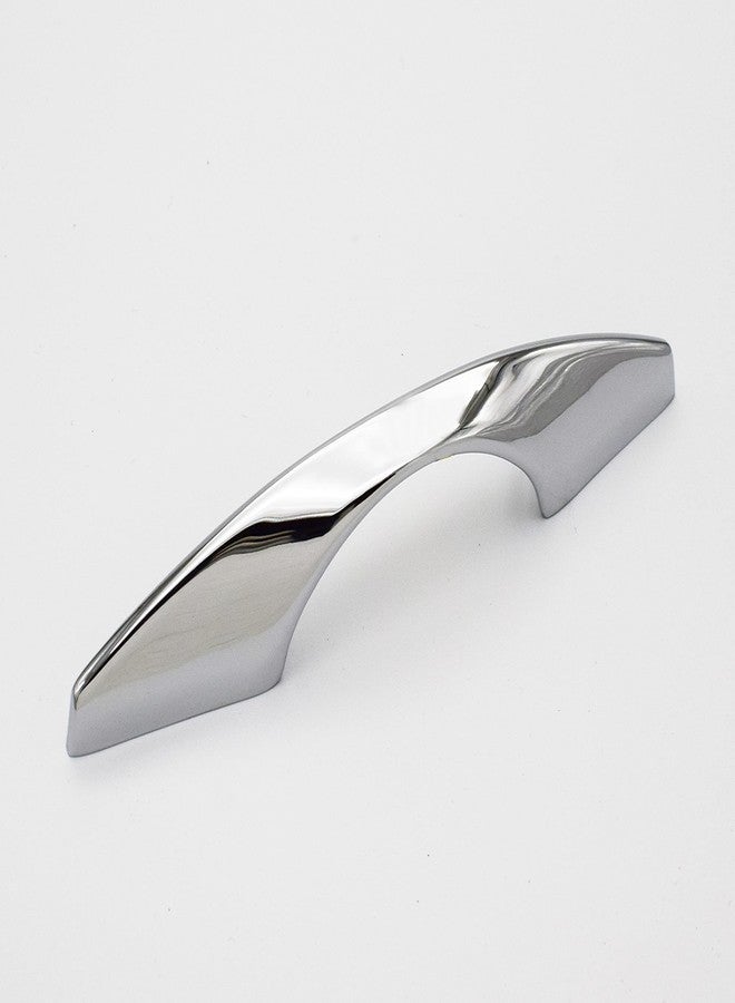 RAB Handle Zinc Kitchen and Office Drawer/Cabinet/Door/Wardrobe Handle (Code:- Hand N1101, Finish:- CP, Size:- 96mm) - Image 1