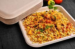 Amit Marketing 10" Square Plain Dish Bio-Degradable Dish (25pcs) - Image 2