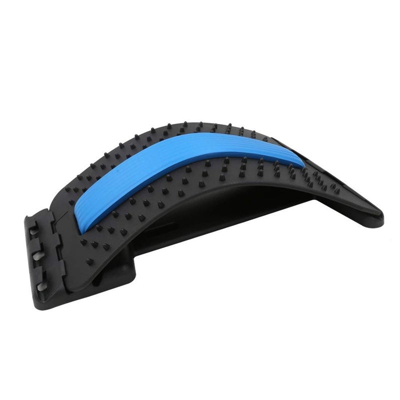 Aqtus MultiLevel Back Stretcher Posture Corrector Device for Pain Relief with Support Mate Magic Stretching Massage DeviceBack Massager Lumbar Spinal Relieve Muscle - Image 1