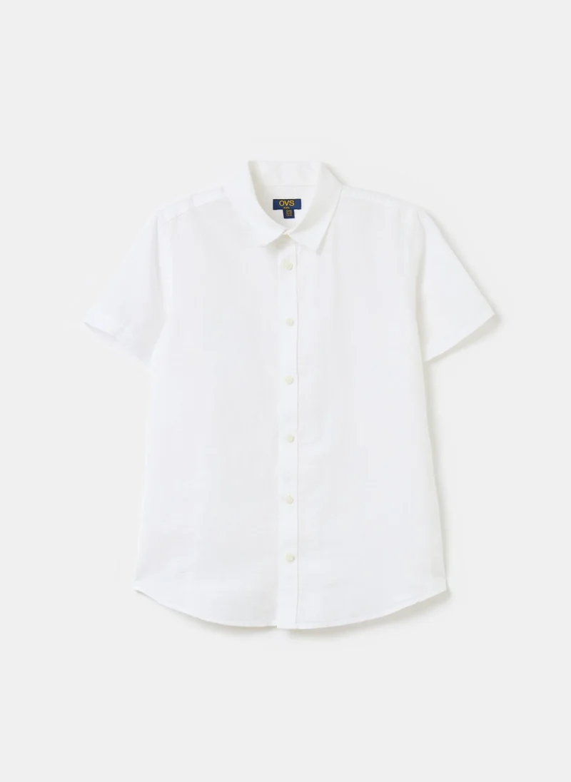 Ovs Linen And Cotton Shirt