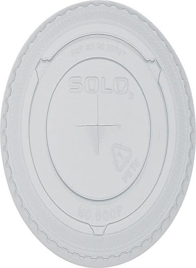 Solo Straw Slot Plastic Cold Cup Lids, 10 oz. (600TS) - Image 2