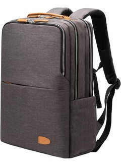 CONTACTS Contacts Unisex Bagpack For Travel Bag Business Computer Backpacks Laptop Backpack, Waterproof Backpack, 15.6 Inch Laptop Backpack, Daypack, USB (Grey)  - Image 1