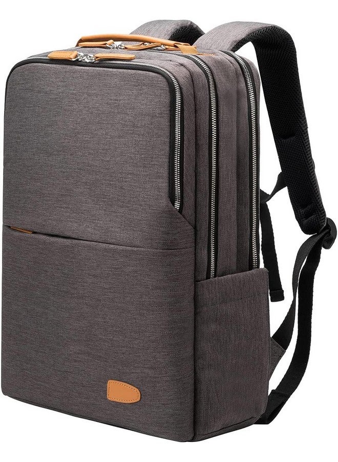 CONTACTS Contacts Unisex Bagpack For Travel Bag Business Computer Backpacks Laptop Backpack, Waterproof Backpack, 15.6 Inch Laptop Backpack, Daypack, USB (Grey)  - Image 1