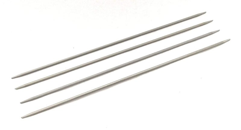 ProjectsforSchool Knitting Needle No 7 Double SidedAlong with Neck Needles Set of 4 23 cmSize No 7
