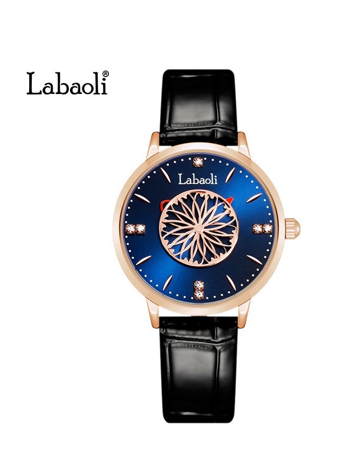 Labaoli's New Rose Gold Petal Pointer Belt Watch - Image 1