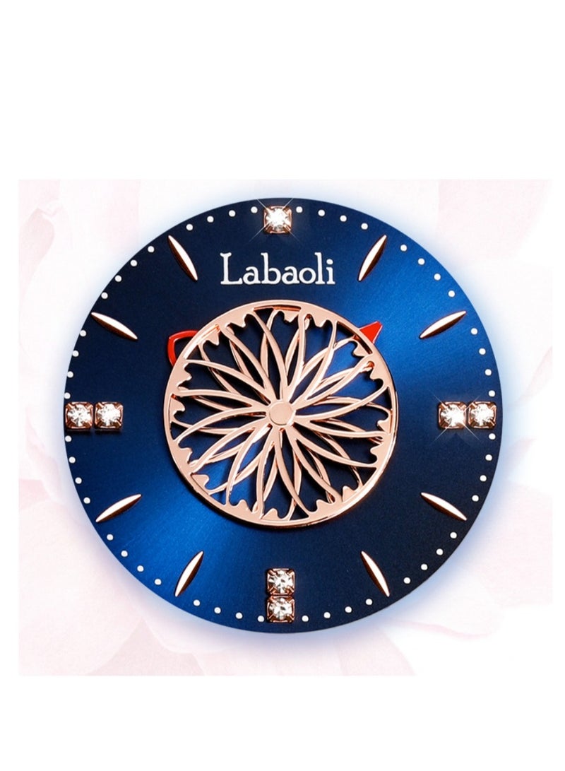 Labaoli's New Rose Gold Petal Pointer Belt Watch - Image 2