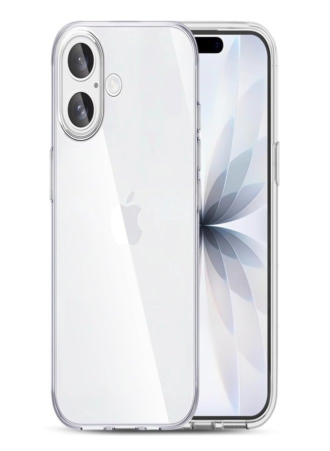TENOC Phone Case Compatible with iPhone 17, Clear Case Shockproof Protective Bumper Slim Cover for 6.3 Inch - Image 1