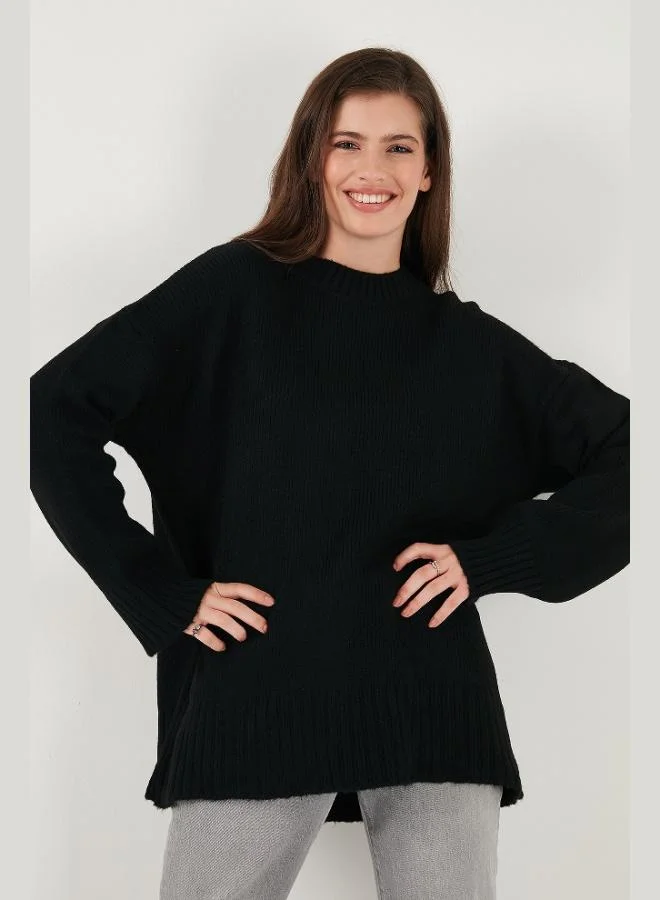 Lela Lela Regular Fit Crew Neck Basic 2-Pack Knitwear Sweater Women's SWEATER 4616213S2