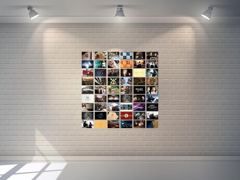 D2C Harry Potter Card Stock Posters 54 Pc 4x6 Inch Prints Collage Kit Stylish Wall Transformation for Dorm Bedroom Living Room Office Create Enchanting Photo Display D2 - Image 3