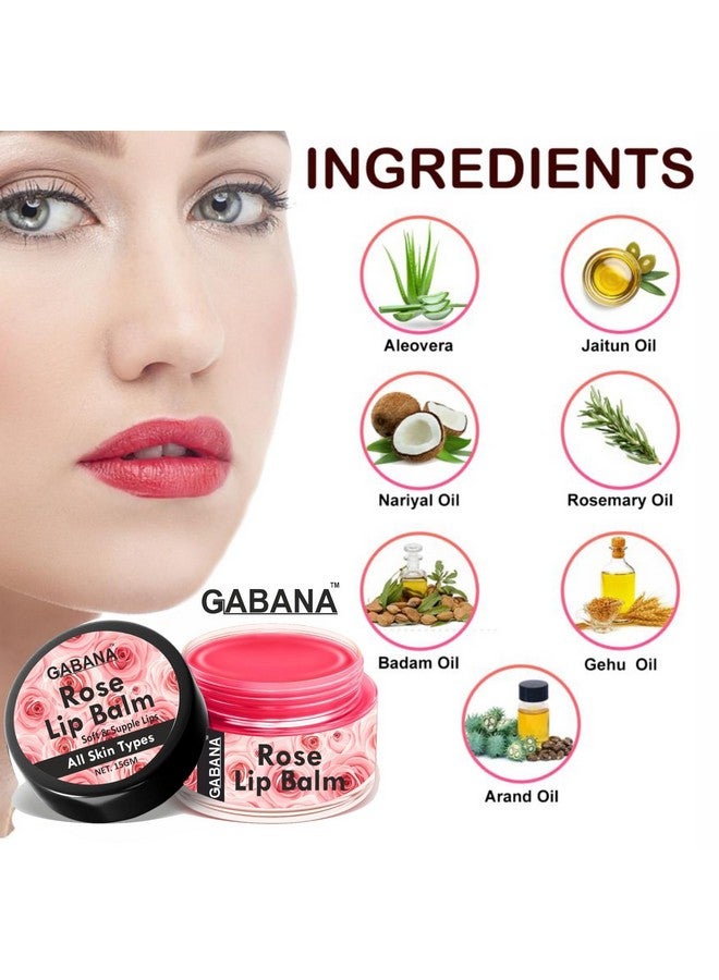 GABANA Lip Balm for Deep Moisturising and Nourishment for Men and Women (Pack of 2, 15 gram, Mango & Rose Extract)|LIP balm for Dry, Cracked and Chapped Lips LIP balm for Lip Repair & Protection| - Image 4