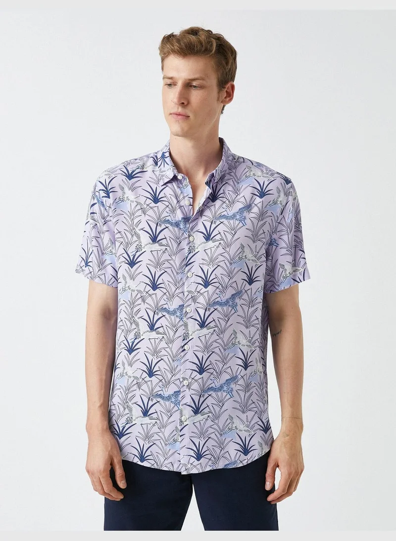 كوتون Short Sleeve Shirt Printed