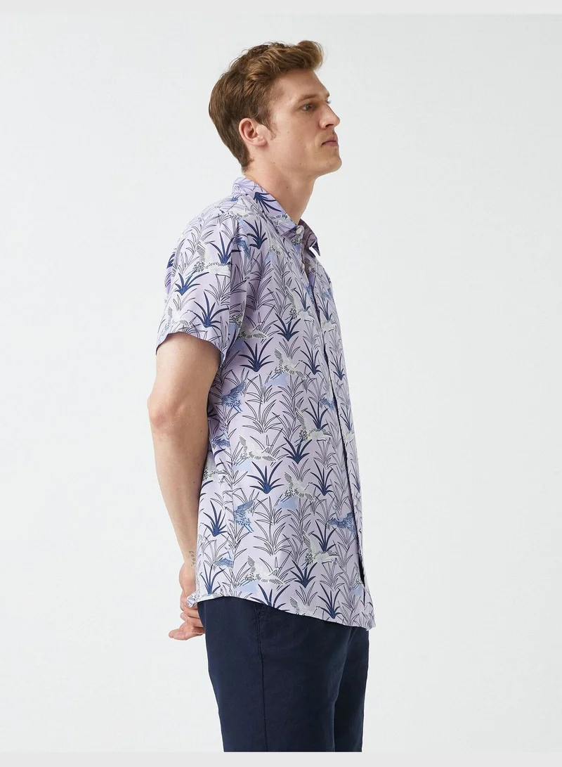 كوتون Short Sleeve Shirt Printed