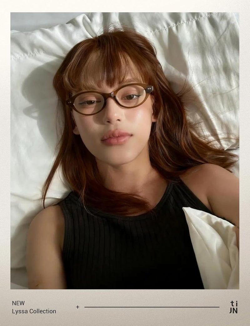 TIJN Diverse requirement fit Retro Cat Eye Blue Light Blocking Glasses for Women Men,Bluelight Glasses for Computer/Screen,Crystal Brown Worldwide simple practical design - Image 3