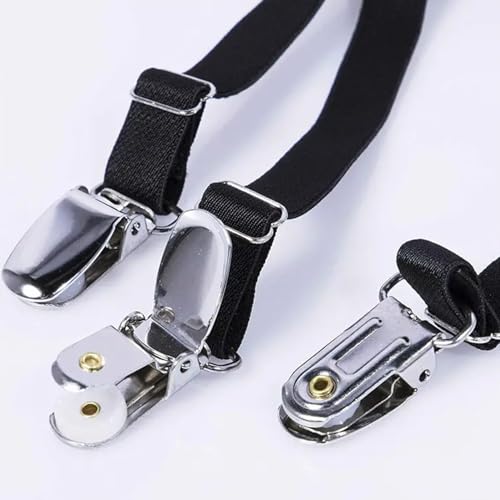 Aadikart Shirt Tucker/Suspender For Men & Boys, Adjustable Elastic Shirt Stay/Garters with Locking Non-Slip Clips holder Securing Shirt Position (Garter) - Image 4
