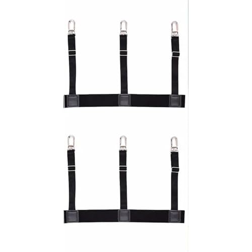 Aadikart Shirt Tucker/Suspender For Men & Boys, Adjustable Elastic Shirt Stay/Garters with Locking Non-Slip Clips holder Securing Shirt Position (Garter) - Image 3