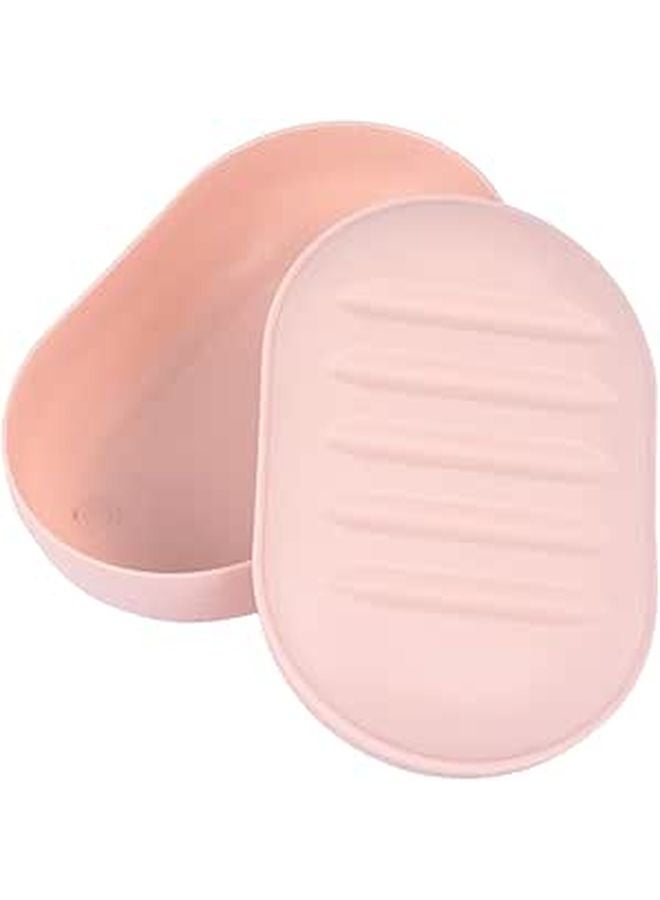 Leakproof Plastic Soap Dish With Lid For Travel Bathroom 8 Pack - Image 1