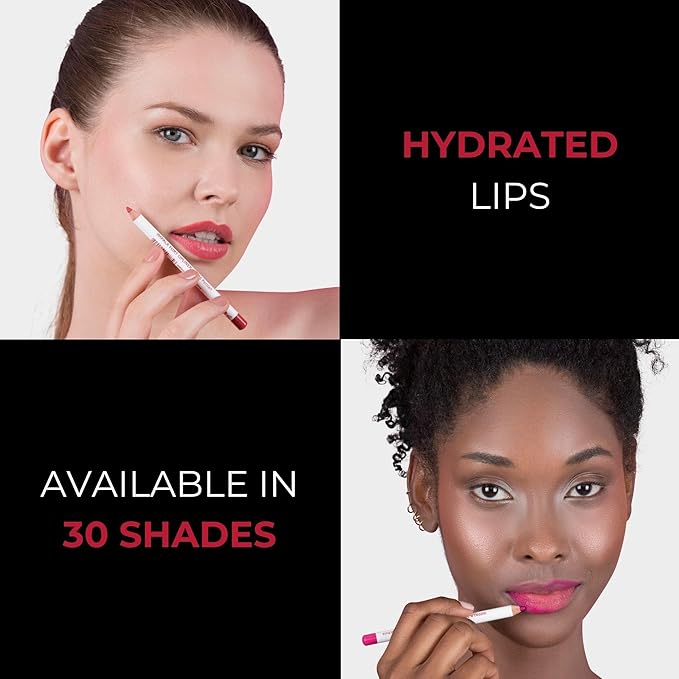 IMPALA Lip Liner Color 114 Hot Pink LongLasting Waterproof Creamy Lip Liner Lip Plumping Effect LongLasting Matte Lipstick Professional Makeup - Image 3