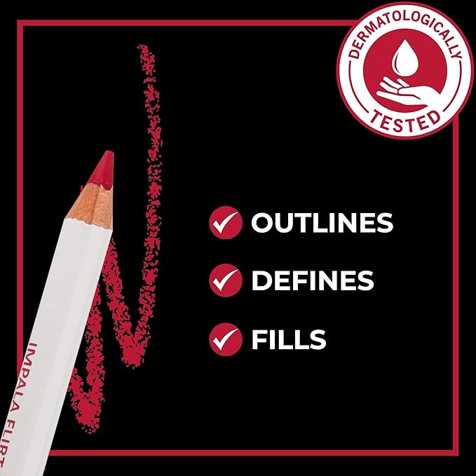 IMPALA Lip Liner Color 114 Hot Pink LongLasting Waterproof Creamy Lip Liner Lip Plumping Effect LongLasting Matte Lipstick Professional Makeup - Image 4