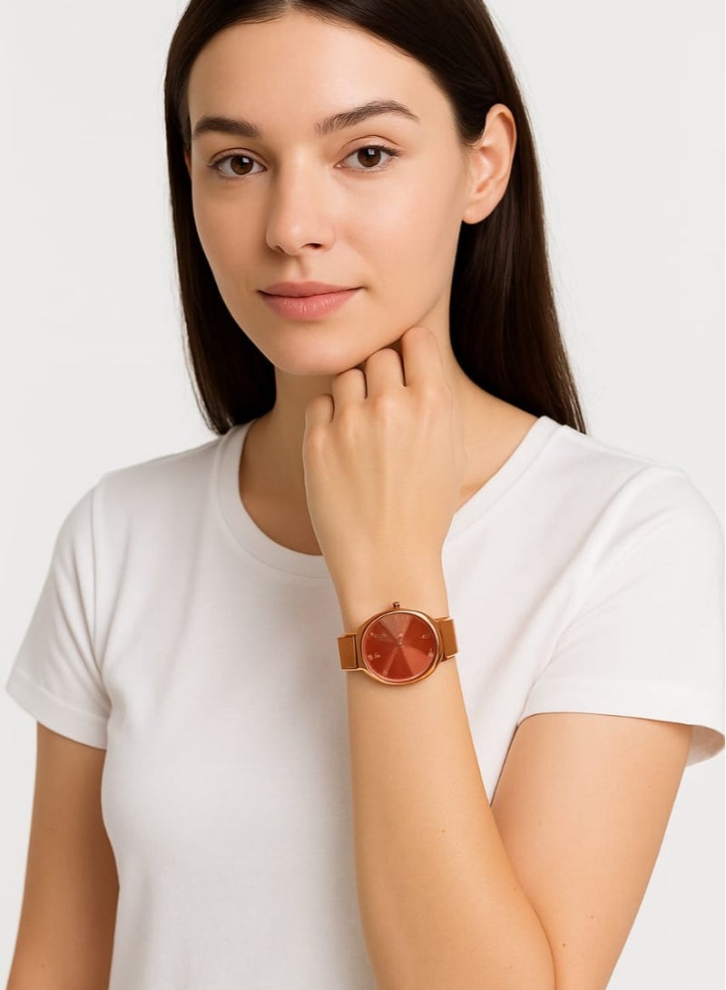 ديسو ساعة يد نسائية انيقة بتصميم عصري - Image 1