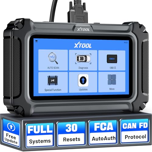 XTOOL D6S OBD2 Scanner Diagnostic Tool, 2026 Car Scanner with 30 Resets, All System Scan Tool with FCA & CAN FD, ABS Bleed, Gearbox Match, Crank Sensor Relearn, Lifetime Update, Upgraded of D5S - Image 1