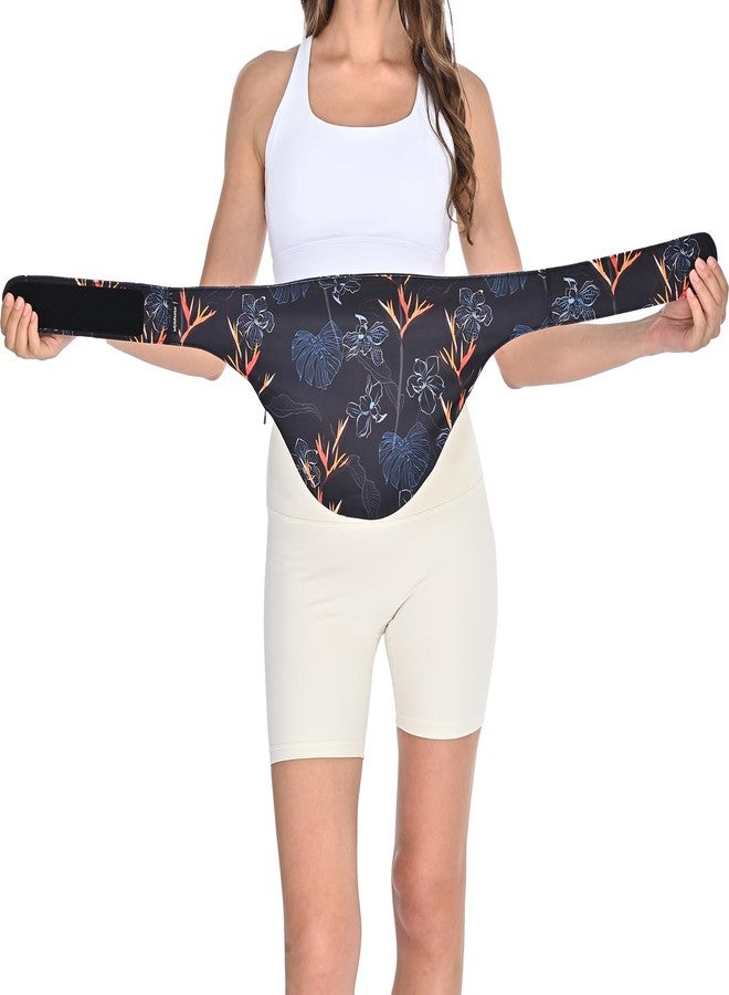 wearwan Ostomy Belt | Leak & Odor Protection | Abdomen Ostomy Bag Covers for Men and Women | Sports and Daily Life | Size XL, Flower - Image 1
