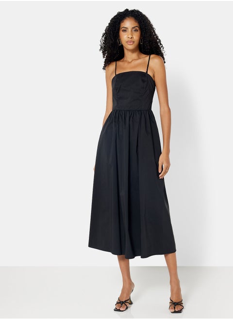 Strapless Midi Dress