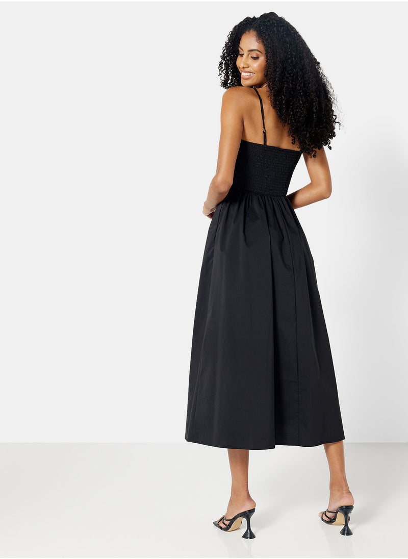 VERO MODA - Strapless Midi Dress - Image 1