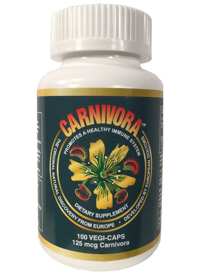 Carnivora كبسولات كارنيفورا النباتية - خالية من الغلوتين، مناسبة للنباتيين، لتقوية ودعم جهاز المناعة (100 كبسولة) - Image 1