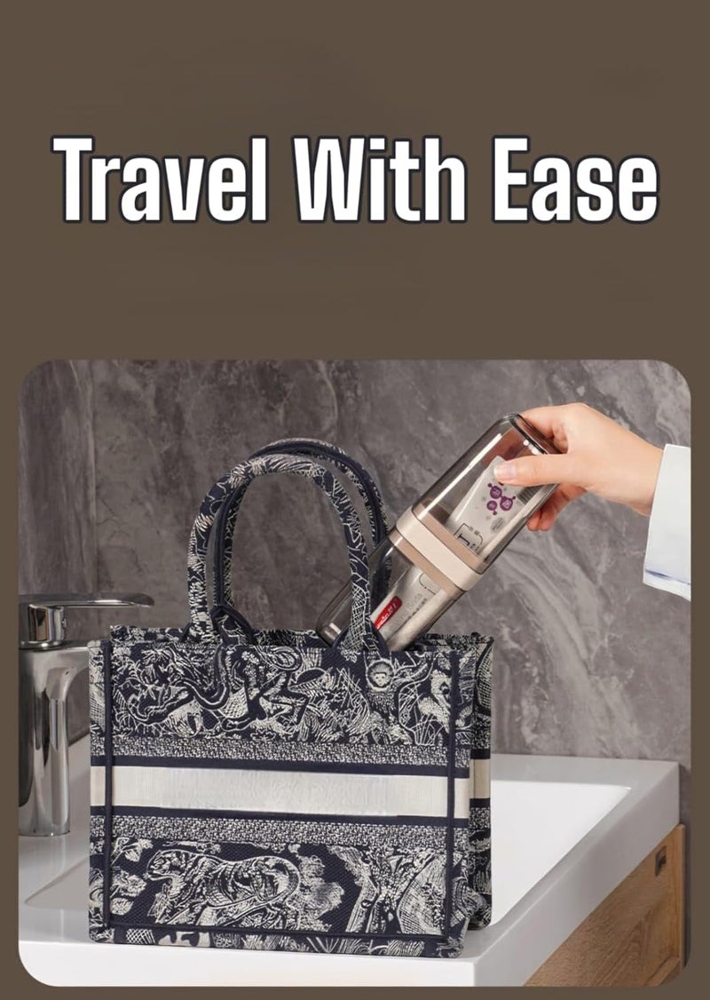 iSTAR Unisex Plastic 2 in 1 Travel Toothbrush Case With Wash Cup | Transparent Portable Tongue Cleaner, Toothpaste Holder Storage Box for Bathroom, School, Camping and Business Trip (White, Pack of 1) - Image 3