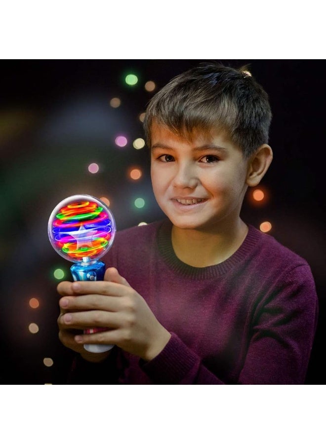 ArtCreativity عصا سحرية مضيئة من آرت كرييتيفيتي للأطفال - عصا LED تومض للأولاد والبنات - أضواء وألوان دوارة - هدية ممتعة، ترفيه للحفلات وغرف حسية للتوحد، جوائز للفصول الدراسية - Image 2