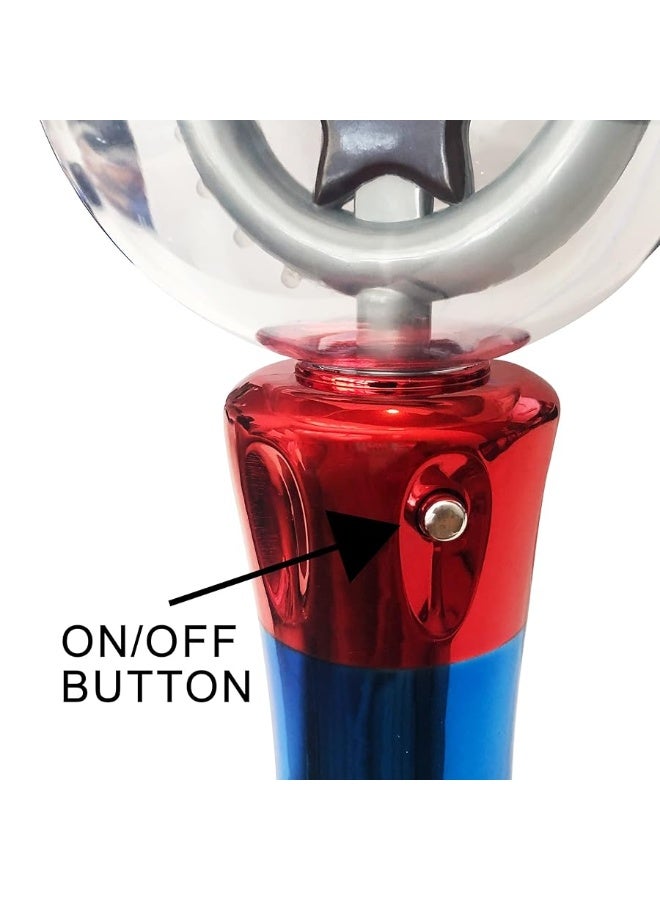 ArtCreativity عصا سحرية مضيئة من آرت كرييتيفيتي للأطفال - عصا LED تومض للأولاد والبنات - أضواء وألوان دوارة - هدية ممتعة، ترفيه للحفلات وغرف حسية للتوحد، جوائز للفصول الدراسية - Image 3