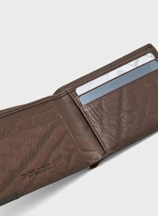POLICE Tolerance Bi-Fold Wallet Brown/Blue - Image 3