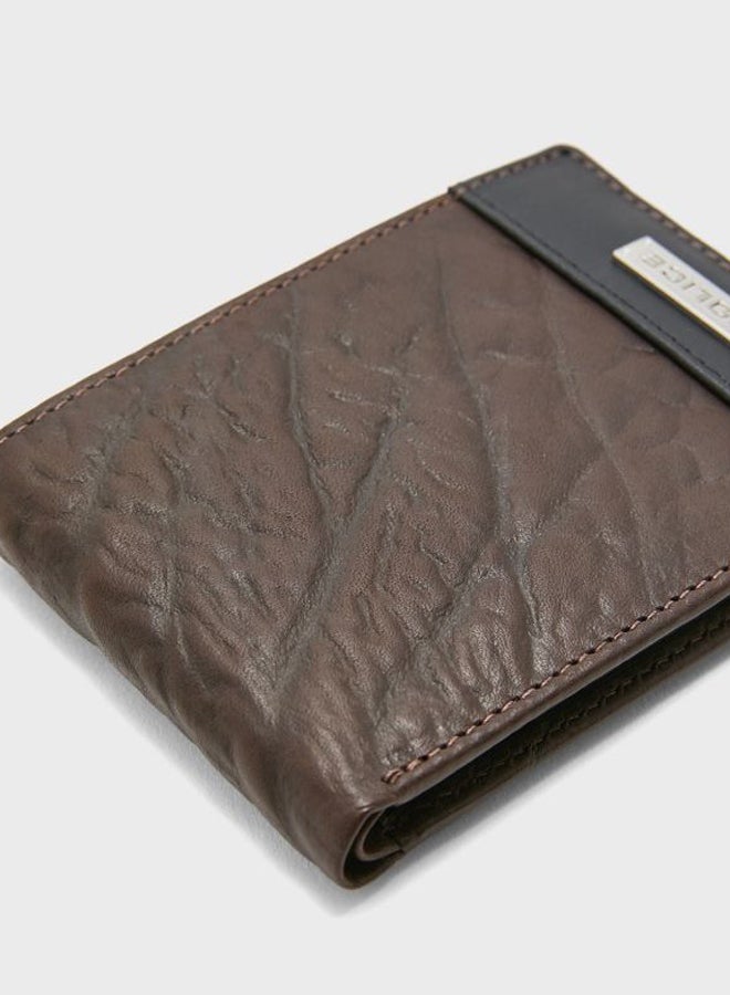 POLICE Tolerance Bi-Fold Wallet Brown/Blue - Image 4