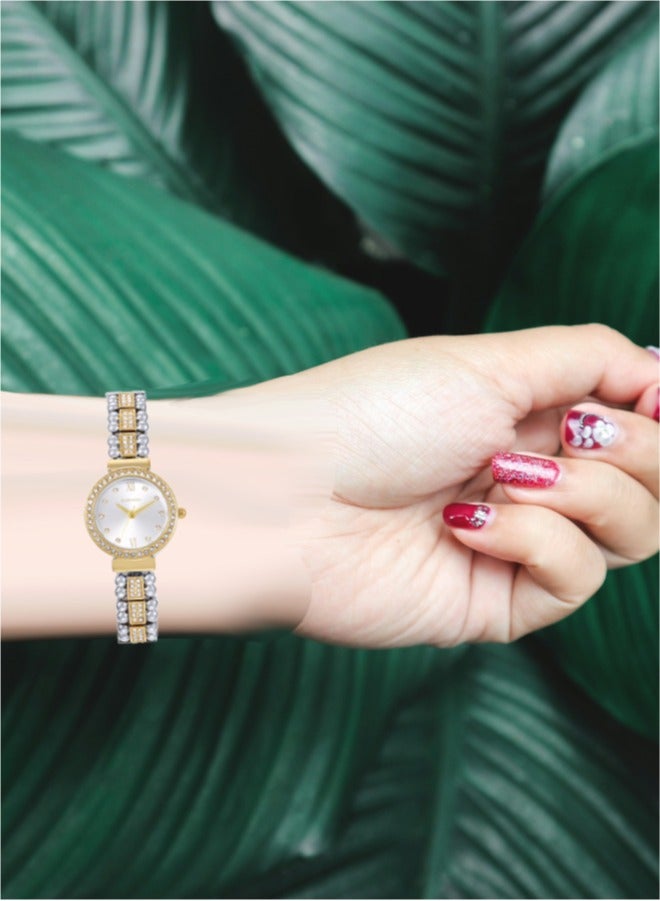 Black Moon Elegant Blackmoon Women's Watch Stylish Silver Dial Stainless Steel Band Water Resistant Perfect for Casual and Formal Wear - Image 3